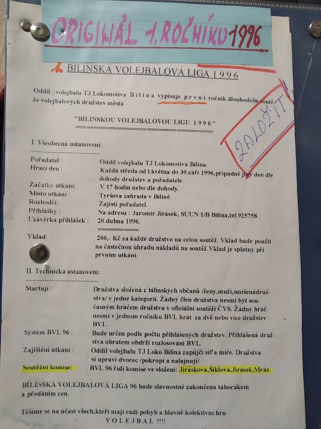 originál 1. ročníku BVL